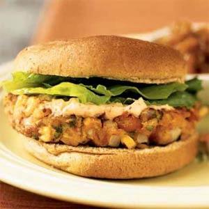 Southwest Pinto Bean Burgers with Chipotle Mayonnaise_image