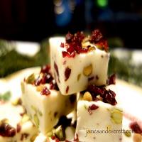 Creamy White Chocolate Cranberry Fudge Recipe - (4.6/5) image