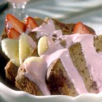 Strawberry Banana Bread Pudding image