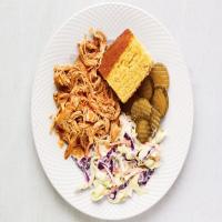 Slow-Cooker Barbecue Pulled Turkey with Slaw image