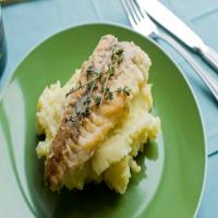 Monkfish With Mashed Potatoes and Thyme_image