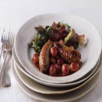 Italian Sausage with Red Grapes image
