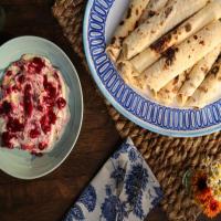Lefse with Lingonberry Cream Cheese image