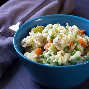 One Pot Creamy Chicken and Rice - The Wholesome Dish_image