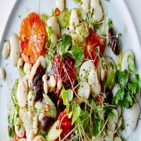 Blood Orange and Mixed Bean Salad With Sprouts_image
