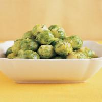 Steamed Brussels Sprouts with Lemon-Dill Butter_image