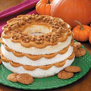 Pumpkin Layered Angel Cake image