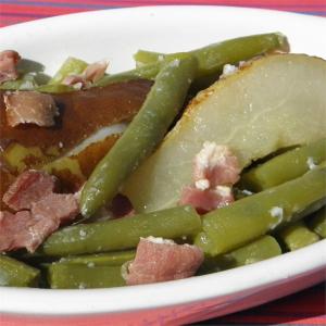 Green Beans and Pears with Bacon image