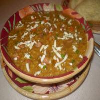 Mexican Lentil Soup With Panela Cheese_image