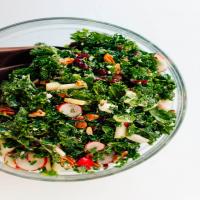 Deb's Kale Salad with Apple, Cranberries and Pecans_image