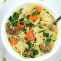 Slow Cooker Italian Sausage and Spinach Soup_image