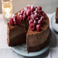 Celebration chocolate mousse cake_image