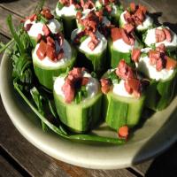 Creamy Chive Cucumber Cups image