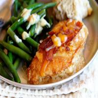 CHEESY BACON CHICKEN WITH MUSTARD MARINADE_image