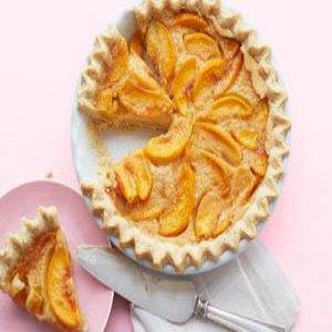 Grammy's Peach Custard Pie_image