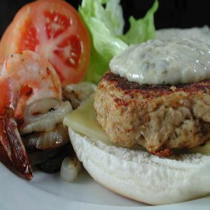 Nutty for New England Naughty but Nice Crab Burger_image