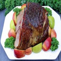Baked Ham With Brown Sugar and Mustard Glaze_image