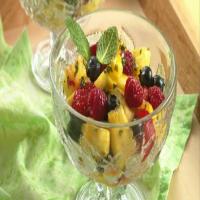 Pineapple-Berry Salad with Honey-Mint Dressing image