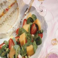 Strawberry-Melon Spinach Salad image