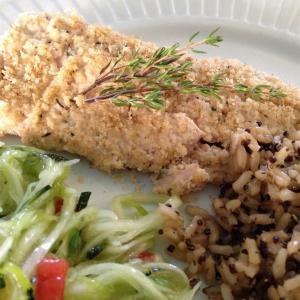 Almond Herb-Crusted Trout for Two_image