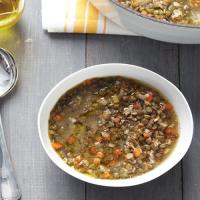 Lentil and Bulgur Soup image