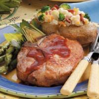 Sweet 'n' Tangy Pork Chops for 2 image