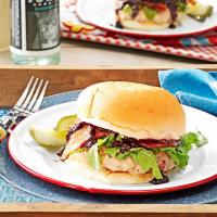Pork Burgers with Sassy Barbecue Sauce image