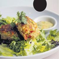 Lobster Cakes with spicey Cilantro Mayo Recipe - (4.7/5)_image