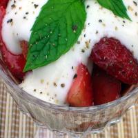 Strawberries With Brown Sugar & Balsamic Vinegar image