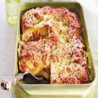 Ham and Cheese Croissant Strata image