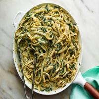 Creamed Spinach Pasta_image