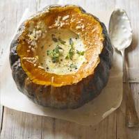 Roast pumpkin with cream, thyme & Parmesan_image