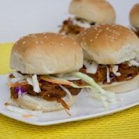 Pulled Pork Sliders - easy to make with pop and BBQ sauce_image