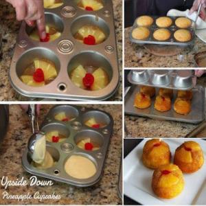 Pineapple Upside Down Cupcakes Recipe - (4.5/5)_image