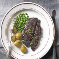 Venison steak with Port sauce image