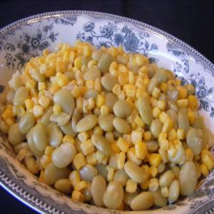 Baby Lima Beans and Corn image