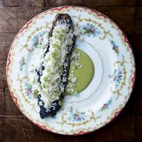 Charred Romaine with Tomatillo Dressing image