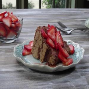 Chocolate Angel Food Cake with Strawberries Recipe - (4.7/5) image