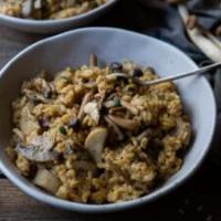 Creamy Vegan Mushroom Risotto_image