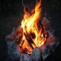 Easy Campfire Peach Cobbler image