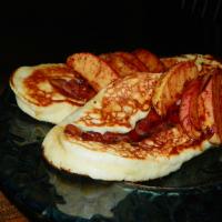 Apple-Bacon Pancakes With Cider Syrup_image