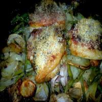 Chicken on a Bed of Vegetables_image