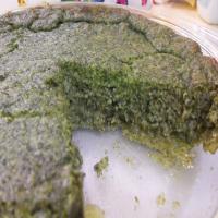 Crustless Spinach Pie image