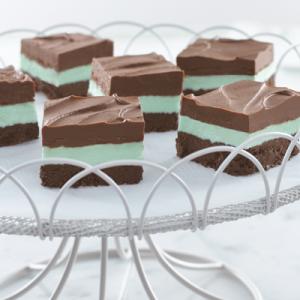 Easy No-Bake Creamy Chocolate Mint Bars_image