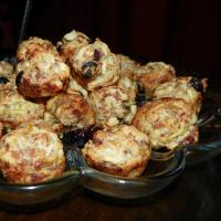 Sausage Balls With Apples and Dried Cranberries image