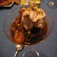 Spiced Fruit Compote With Ricotta Cream image