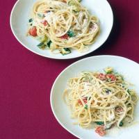 Roasted Zucchini and Tomato Pasta image