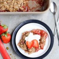 Gluten-Free Strawberry Rhubarb Crisp_image
