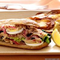 Tuna Nicoise Sandwiches image