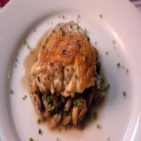 Dinner Tonight: Jacques Pepin's Crusty Chicken with Mushrooms and White Wine Recipe_image